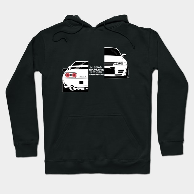 Nissan Skyline GTR R32 Hoodie by AliceEye555